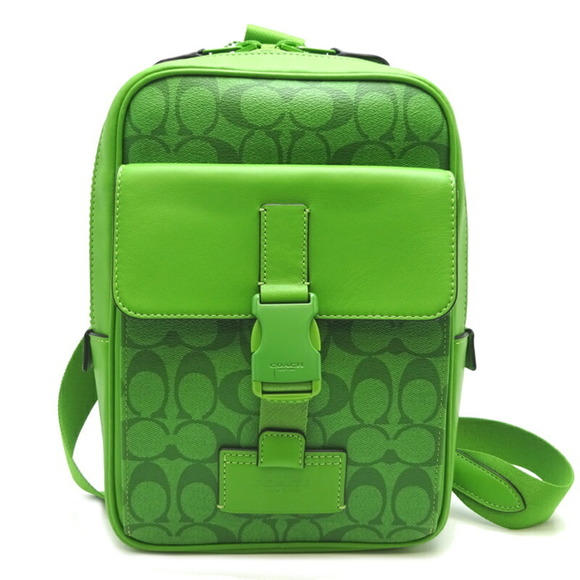 Coach Bags Coach Body Bag Ladies Shoulder C9838 Pvc Green Poshmark